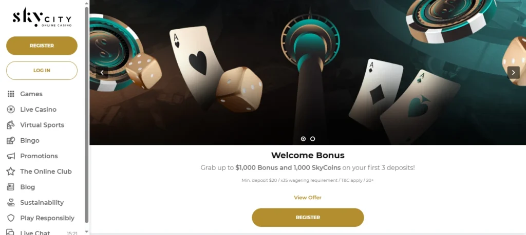 skycity online casino